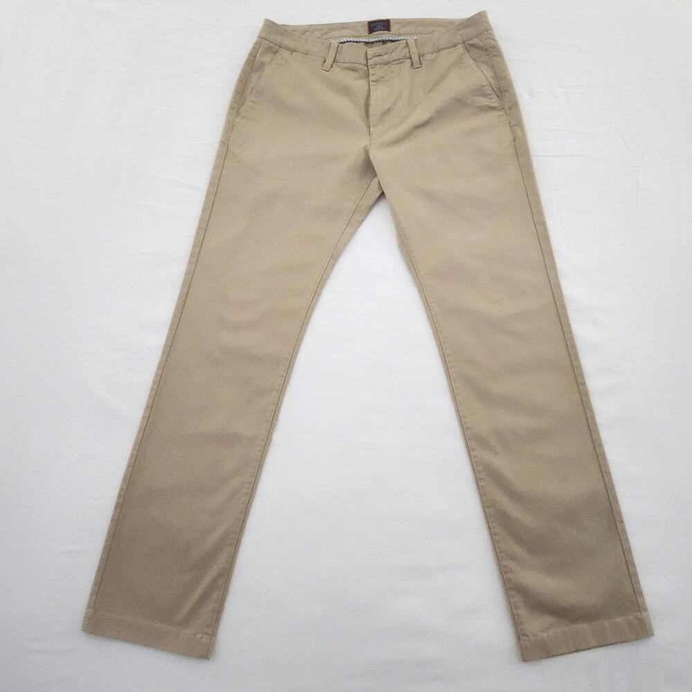 UNTUCKit Men's Relaxed Fit Pants 34x32 Tan Chino Khakis Stretch Business Casual - Picture 2 of 9